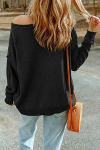 Pumpkin Round Neck Long Sleeve Knit Top - Update AvenueHalloweenTrendsi1001008050915621001008050915628fe4422e - d352 - 42f7 - 92b7 - 9d489a1a8f6f - MaxBlack