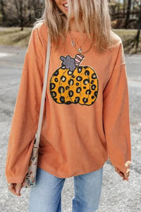 Pumpkin Round Neck Long Sleeve Sweatshirt - Update AvenueHalloweenTrendsi10010049817139410010049817139424d5f0ac - cef7 - 4536 - acb0 - 09261bd06b16 - MaxSherbet