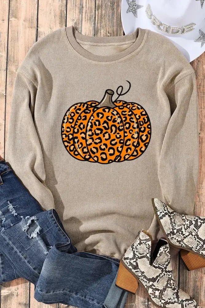 Pumpkin Round Neck Long Sleeve Sweatshirt - Update AvenueHalloweenTrendsi100100502261195100100502261195ad9ed466 - 3469 - 4439 - 8715 - a59831a34768 - MaxKhaki