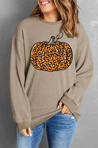 Pumpkin Round Neck Long Sleeve Sweatshirt - Update AvenueHalloweenTrendsi1001005022611951001005022611951773d06b - c846 - 4d7d - b954 - ec69d61b92d1 - MaxKhaki