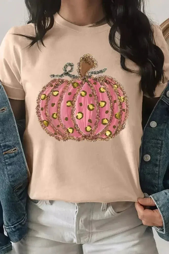 Pumpkin Round Neck Short Sleeve T-Shirt - Update AvenueHalloweenTrendsi10010059988144610010059988144653f19be3 - b38a - 4781 - 8e3b - 8d0c624357d8 - MaxTan