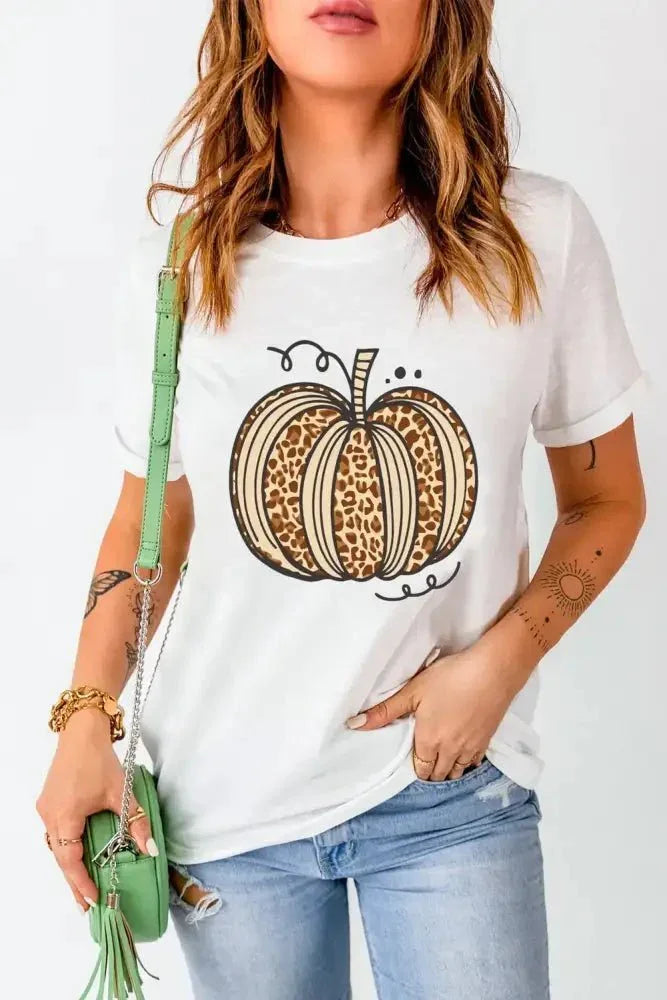 Pumpkin Round Neck Short Sleeve T-Shirt - Update AvenueHalloweenTrendsi100100629391091100100629391091a988fc92 - e0b6 - 47f5 - 82f8 - d5b5d5ab89a3 - MaxWhite