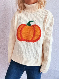 Pumpkin Turtleneck Long Sleeve Sweater - Update AvenueHalloweenTrendsi10010044565115510010044565115599ec2795f55b430da3b019bf95cd9c2d - Max - OriginWhite