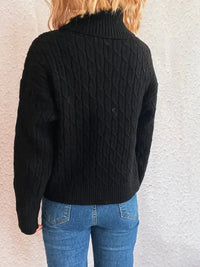 Pumpkin Turtleneck Long Sleeve Sweater - Update AvenueHalloweenTrendsi10010044565240110010044565240192d5a71b058a4500a1887e1da5f8ebb2 - Max - OriginBlack