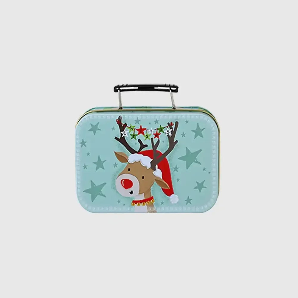 Random 1-Piece Christmas Tinplate Box