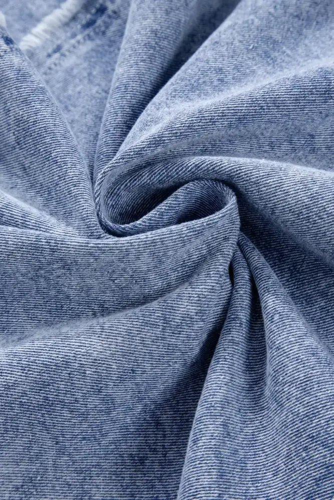 Raw Hem Button Down Long Sleeve Denim Dress - Update AvenueDenim Dresses & SkirtsTrendsi100100203571258100100203571258ca959d5f - a6e9 - 47af - 9cff - dbb460586634 - MaxMedium