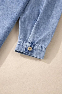 Raw Hem Button Down Long Sleeve Denim Dress - Update AvenueDenim Dresses & SkirtsTrendsi100100203571258100100203571258aefa0348 - 01a9 - 4644 - b331 - a65f8c85482b - MaxMedium