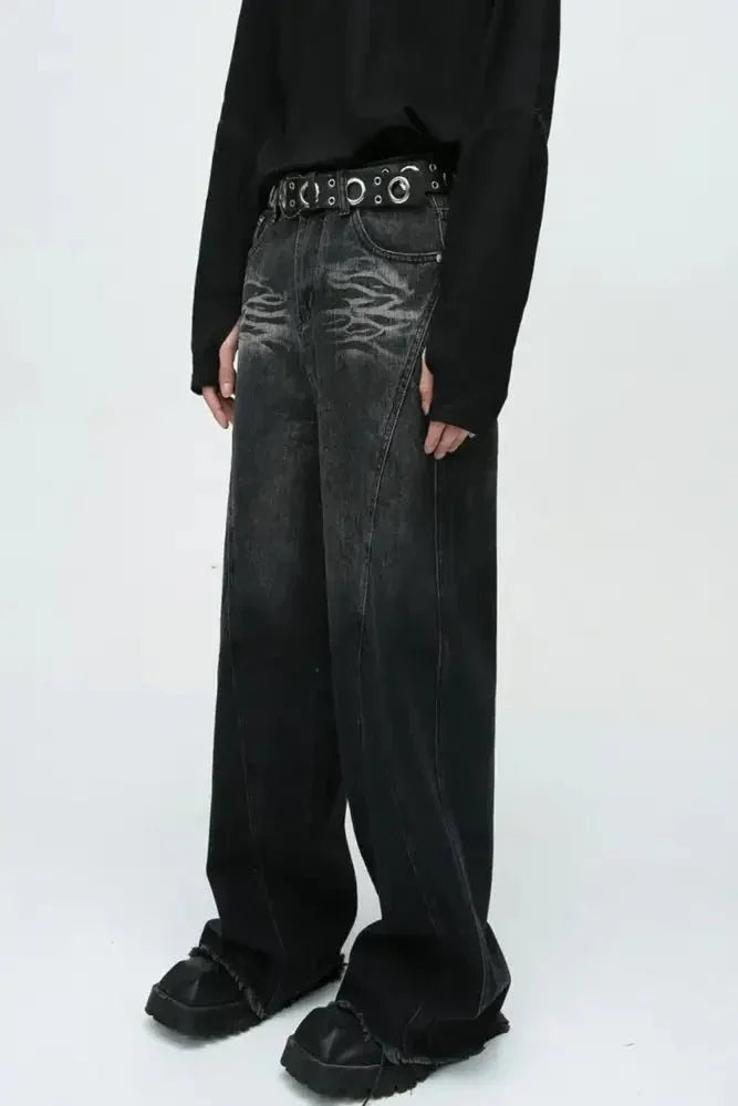 Raw Hem Jeans with Pockets - Update AvenueTrendsi100400222904119100400222904119Raw Hem Jeans with PocketsDark