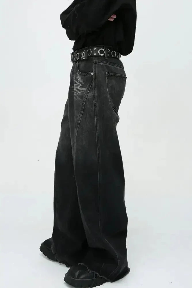 Raw Hem Jeans with Pockets - Update AvenueTrendsi100400222904119100400222904119Raw Hem Jeans with PocketsDark