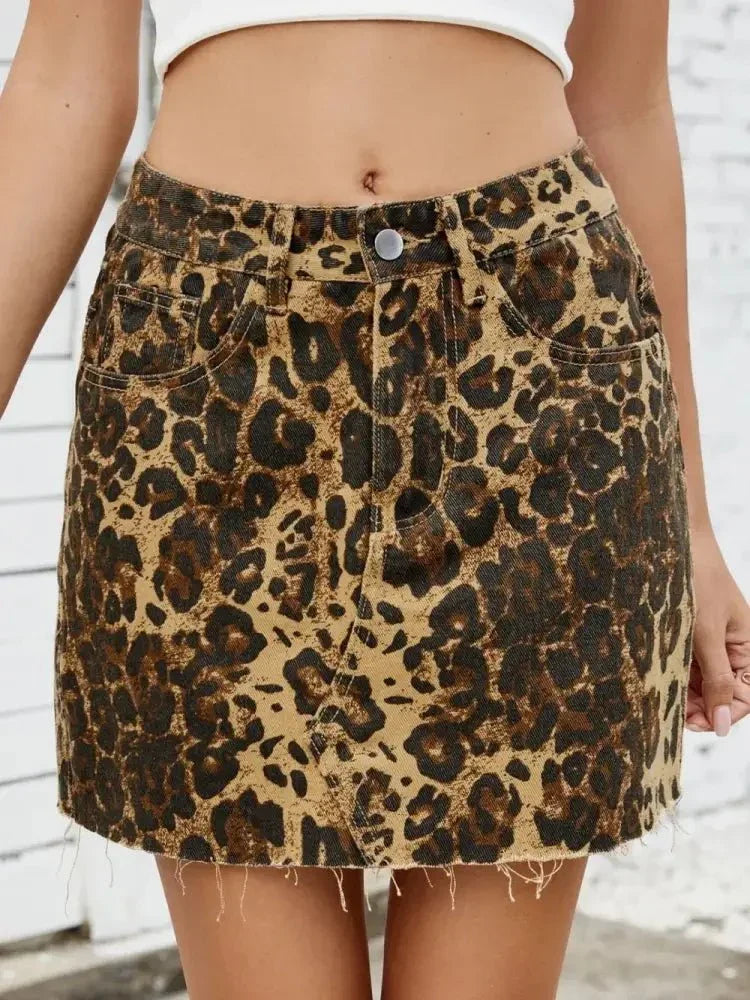 Raw Hem Leopard Denim Skirt - Update AvenueDenim Dresses & SkirtsTrendsi1001007980817931001007980817931e227d56 - b930 - 41d9 - 93fa - 99a790781806 - MaxLeopard