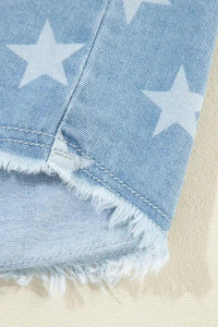 Raw Hem Star Collared Neck Denim Top - Update AvenueHonor the Stars and StripesTrendsi100100453012512100100453012512653b8a5968194d0ca0b907c83bf188b0 - MaxMedium