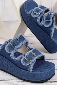 Raw Hem Wedge Buckle Sandals - Update AvenueFestival VibesTrendsi1006000078010031006000078010032c8892a9 - 61ba - 4a9f - ab90 - 6d050a8728f7 - MaxMoss