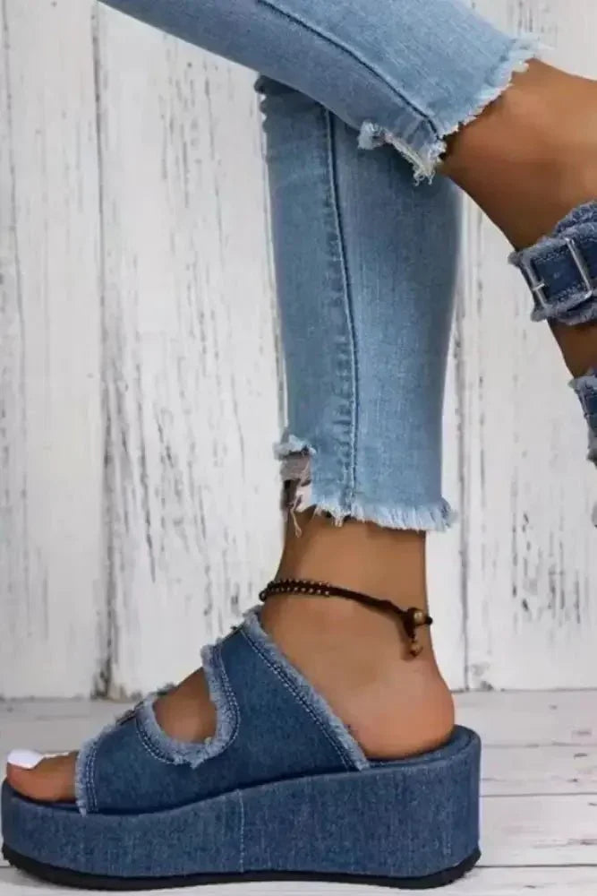 Raw Hem Wedge Buckle Sandals - Update AvenueFestival VibesTrendsi100600007801003100600007801003434ca8ab - c862 - 4889 - 9fc7 - 4bfc7b2d98f9 - MaxMoss