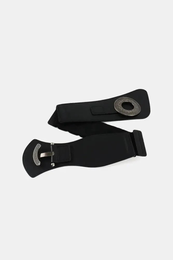 Retro Elastic Wide Belt - Update AvenueTrendsi101300893424780101300893424780Retro Elastic Wide BeltBlack