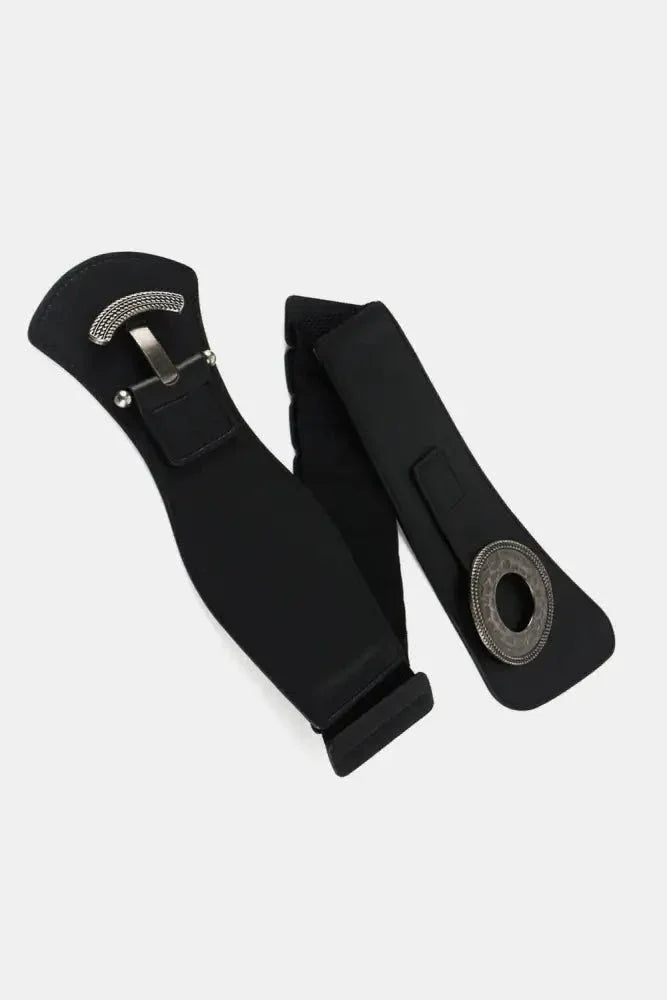Retro Elastic Wide Belt - Update AvenueTrendsi101300893424780101300893424780Retro Elastic Wide BeltBlack