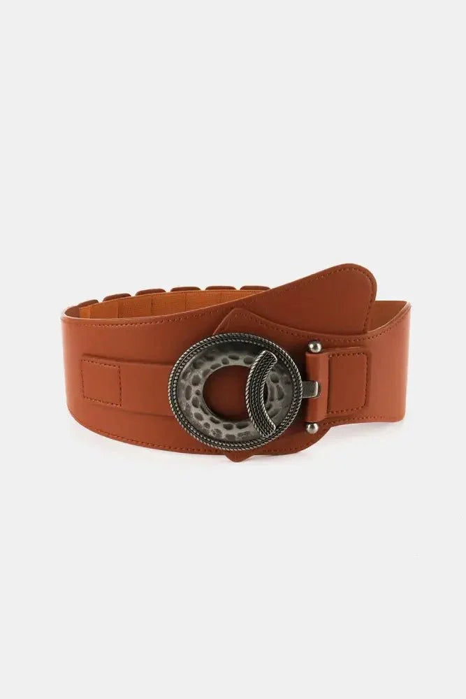 Retro Elastic Wide Belt - Update AvenueTrendsi101300893427062101300893427062Retro Elastic Wide BeltCaramel