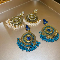 Rhinestone Alloy Bead Dangle Earrings - Update AvenueBoho VibesTrendsi1005004691816141005004691816143daa6db7 - 3a23 - 4f58 - a91e - 7654826ccf83 - MaxWhite