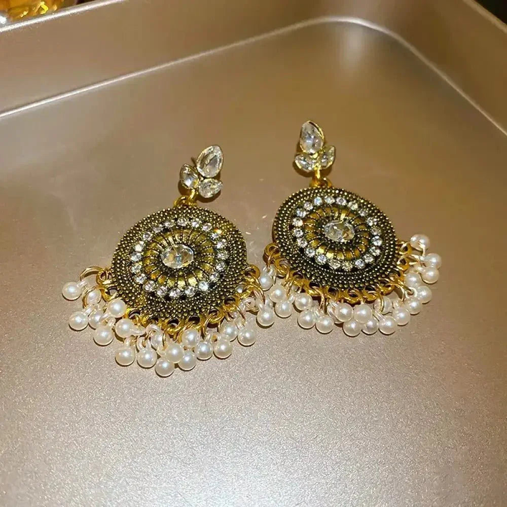 Rhinestone Alloy Bead Dangle Earrings - Update AvenueBoho VibesTrendsi10050046918161410050046918161483da2c30 - e6f9 - 4db1 - ae42 - 87181b6c7939 - MaxWhite