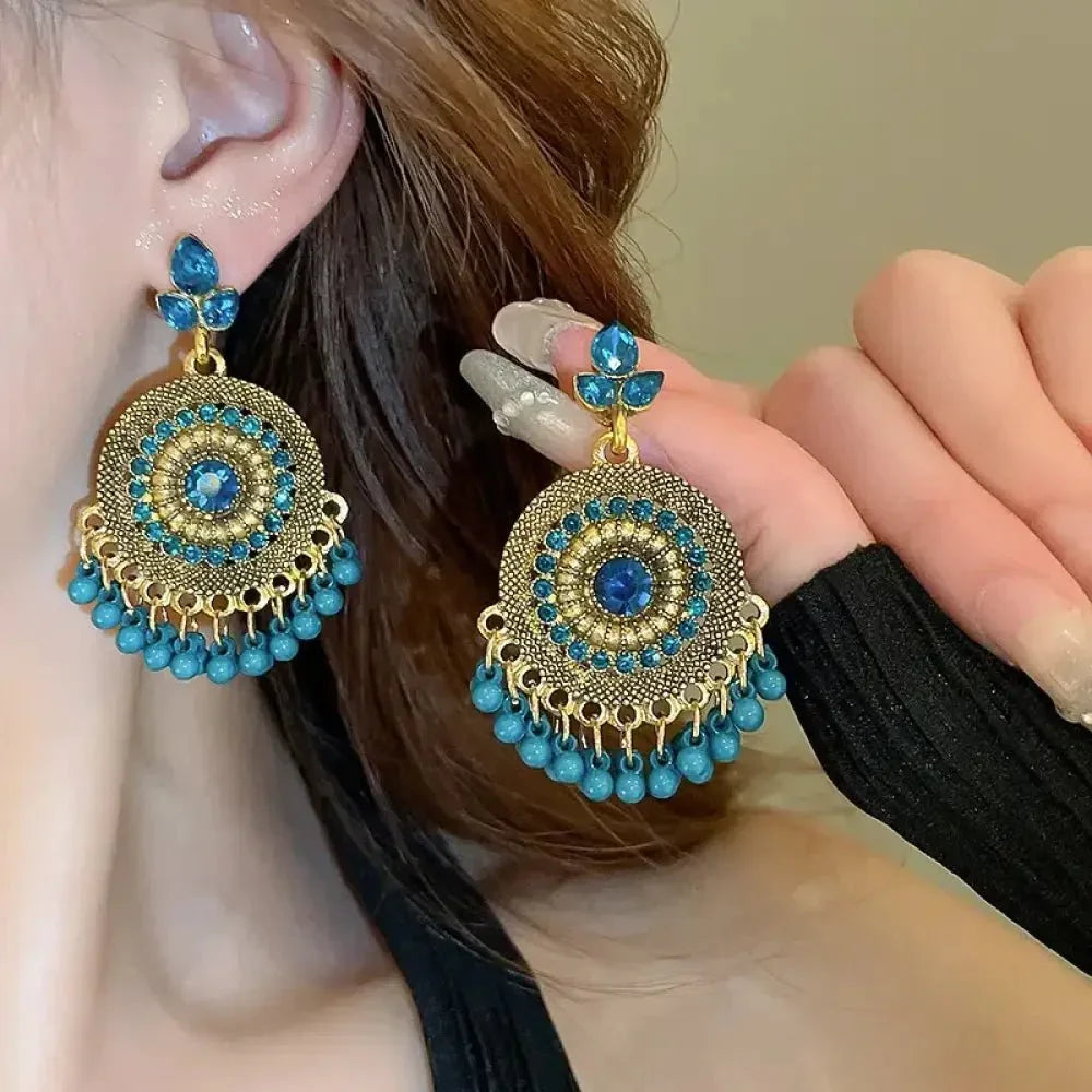 Rhinestone Alloy Bead Dangle Earrings - Update AvenueBoho VibesTrendsi10050046918200310050046918200352748376 - ef04 - 4fb2 - 8f8a - 4bf83ca6d739 - MaxCerulean