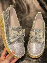 Rhinestone Bow Round Toe Slip - Ons - Update AvenueTrendsi100600541616011100600541616011Rhinestone Bow Round Toe Slip - OnsGold