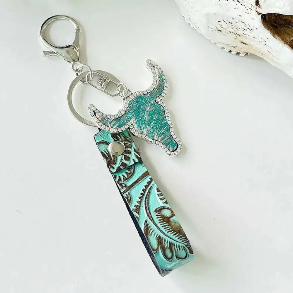 Rhinestone Bull Keychain - Update AvenueTrendsi101300788833533101300788833533Rhinestone Bull KeychainStyle G