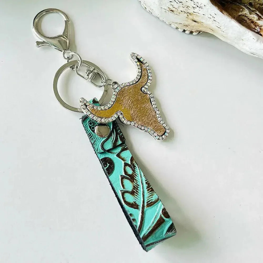 Rhinestone Bull Keychain - Update AvenueTrendsi101300788836723101300788836723Rhinestone Bull KeychainStyle C