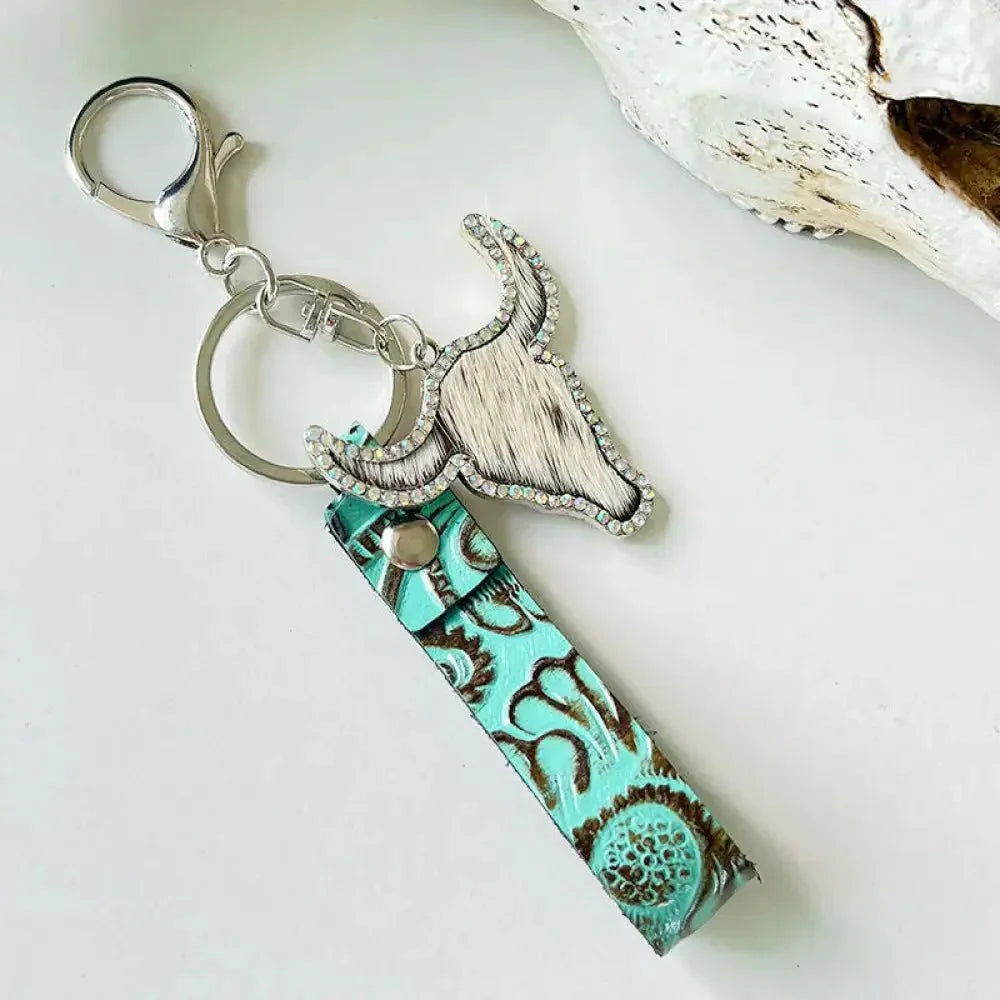 Rhinestone Bull Keychain - Update AvenueTrendsi101300788837535101300788837535Rhinestone Bull KeychainStyle E