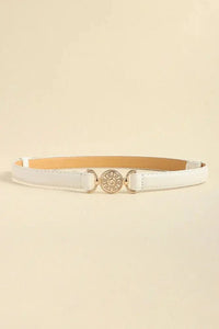 Rhinestone Decor PU Leather Belt - Update AvenueTrendsi101300137618012101300137618012Rhinestone Decor PU Leather BeltWhite