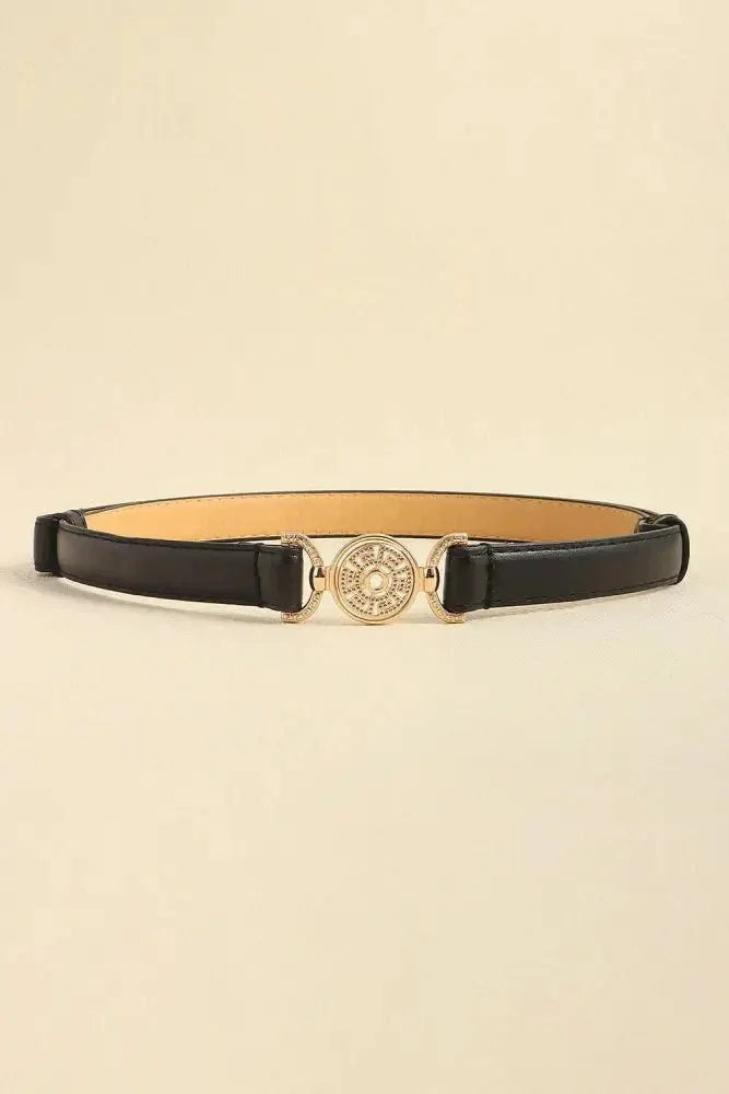 Rhinestone Decor PU Leather Belt - Update AvenueTrendsi101300137618148101300137618148Rhinestone Decor PU Leather BeltBlack