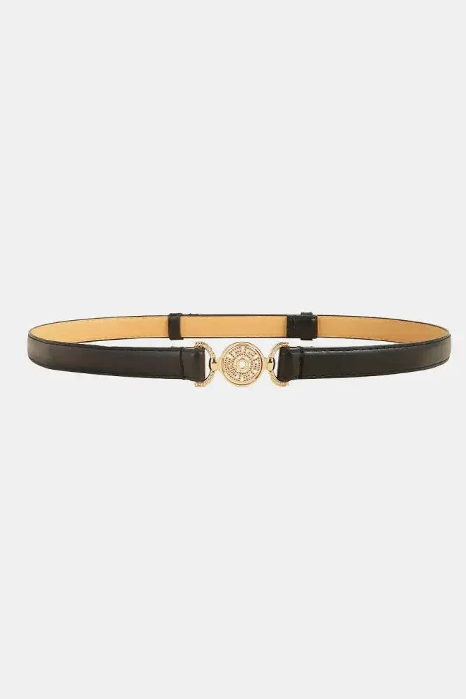 Rhinestone Decor PU Leather Belt - Update AvenueTrendsi101300137618148101300137618148Rhinestone Decor PU Leather BeltBlack