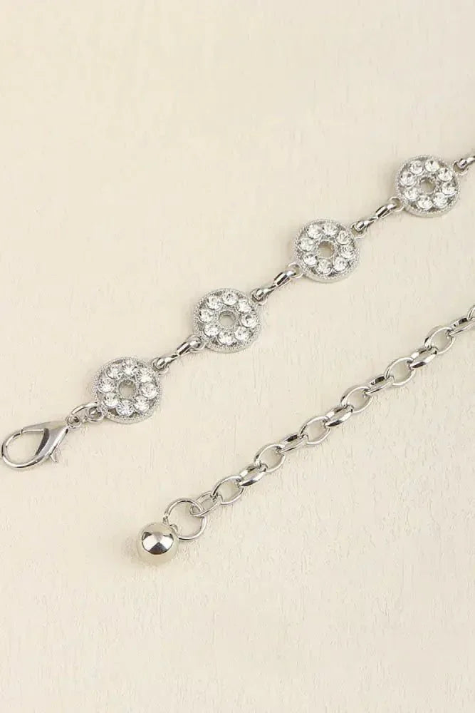 Rhinestone Decor Zinc Alloy Belt - Update AvenueTrendsi101300062318312101300062318312Rhinestone Decor Zinc Alloy BeltSilver