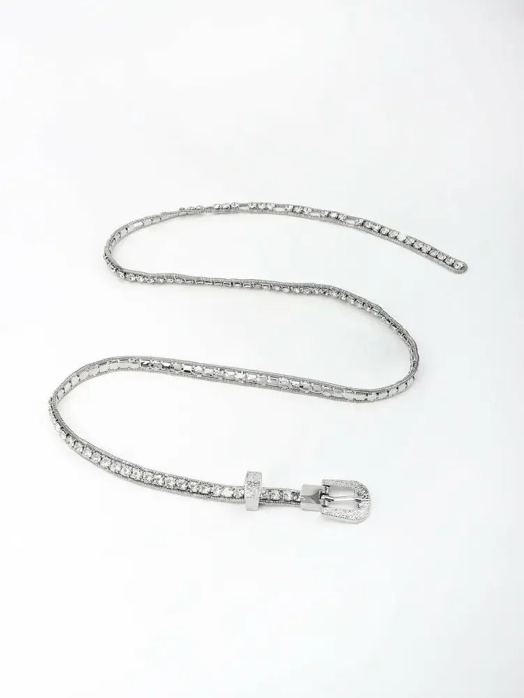 Rhinestone Metal Belt