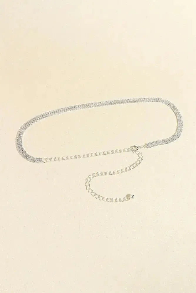 Rhinestones Alloy Belt - Update AvenueTrendsi101300669764928101300669764928Rhinestones Alloy BeltSilver