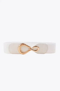 Ribbed Alloy Buckle Elastic Belt - Update AvenueTrendsi100100445630787100100445630787Ribbed Alloy Buckle Elastic BeltCaramel