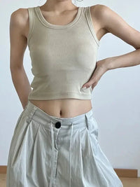 Ribbed Crop Tank Top - Update AvenueTrendsi100100187291449100100187291449f0e6d3bd - 552a - 402f - b8c6 - 371cfebeac28 - Max - OriginTan