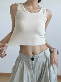 Ribbed Crop Tank Top - Update AvenueTrendsi10010018729200110010018729200175e5bc20945441a8b3427c8e0403dd4c - Max - OriginBeige