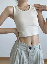 Ribbed Crop Tank Top - Update AvenueTrendsi100100187292001100100187292001746a48fc - 4cb7 - 41df - 8be3 - d47ff735b643 - Max - OriginBeige