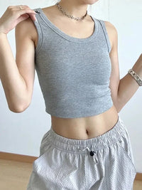 Ribbed Crop Tank Top - Update AvenueTrendsi1001001872935731001001872935738b8b3a39 - 22c6 - 4780 - 9458 - 5280b2f01a2c - Max - OriginLight Gray