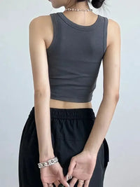 Ribbed Crop Tank Top - Update AvenueTrendsi100100187297060100100187297060ab4a0164025d4ff28b7b32c690ffe5b7 - Max - OriginDark Gray