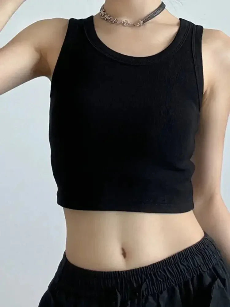 Ribbed Crop Tank Top - Update AvenueTrendsi1001001872975511001001872975515534cae5 - e009 - 4375 - 8796 - c4cac7110af7 - Max - OriginBlack
