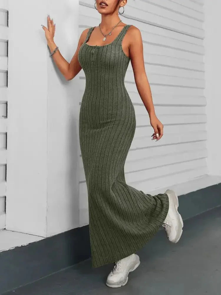 Ribbed Maxi Tank Dress - Update AvenueFestival VibesTrendsi100100733152731100100733152731d131412c - 51e7 - 44d7 - aeea - 4bb872d69e8a - MaxArmy Green