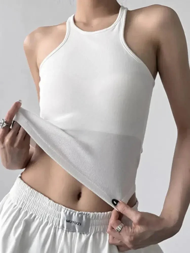 Ribbed Round Neck Crop Tank Top - Update AvenueTanks & CamisTrendsi1001007578113371001007578113376aa00418 - 24ba - 475a - 8fb4 - 652bc2e9ad9a - Max - OriginWhite