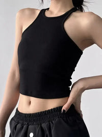 Ribbed Round Neck Crop Tank Top - Update AvenueTanks & CamisTrendsi100100757812089100100757812089685af46c - 767f - 4698 - b40a - 31e2744fd2ab - Max - OriginBlack