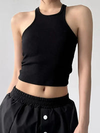 Ribbed Round Neck Crop Tank Top - Update AvenueTanks & CamisTrendsi10010075781208910010075781208998992dce - afe3 - 4d1b - 886a - a845534d75cc - Max - OriginBlack