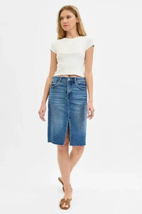 RISEN Full Size High Rise Front Slit Pencil Skirts Plus Size - Update AvenueDenim Dresses & SkirtsTrendsi10010097486188610010097486188697dbd735c39440eda84c0430944aae94 - Max - OriginMEDIUM