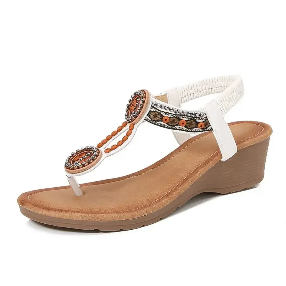 Rivet Decor Toe Post Wedge Sandals - Update AvenueFestival VibesTrendsi1006004643618211006004643618210683881c - cf09 - 4d2a - ab2c - 06436f72c52f - MaxWhite