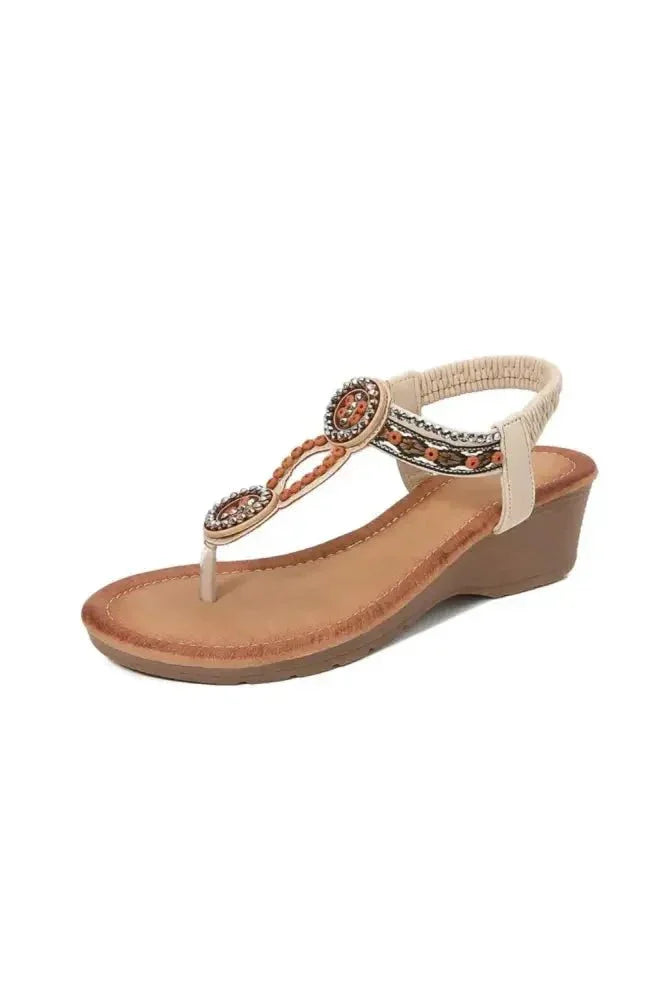 Rivet Decor Toe Post Wedge Sandals - Update AvenueFestival VibesTrendsi1006004643694231006004643694230d941b70 - 0993 - 49bf - 8be7 - 30aab9a56925 - MaxBeige