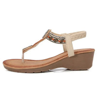 Rivet Decor Toe Post Wedge Sandals - Update AvenueFestival VibesTrendsi1006004643694231006004643694239b182972 - d819 - 470d - 8654 - fd23a01a0d88 - MaxBeige