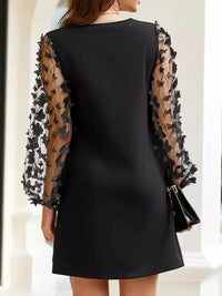 Round Neck Butterfly Mesh Long Sleeve Mini Dress - Update AvenueTrendsi100100856431995100100856431995dfa55d55 - 660d - 482b - aff7 - 534b0edcfa6b - MaxBlack