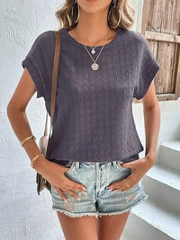 Round Neck Cap Sleeve T-Shirt - Update AvenueT-ShirtsTrendsi100100669891932100100669891932c2072a35 - 8758 - 4e04 - 95d8 - d5efa36b4bf9 - Max - OriginMauve